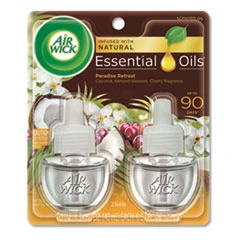 Air Wick Life Scents Scented Oil Refills  Paradise Retreat  0 67 oz  2 Pack (RAC91110PK)