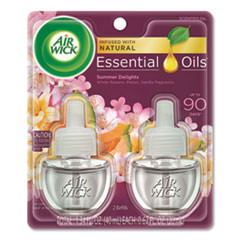 Air Wick Life Scents Scented Oil Refills  Summer Delights  0 67 oz  2 Pack (RAC91112PK)