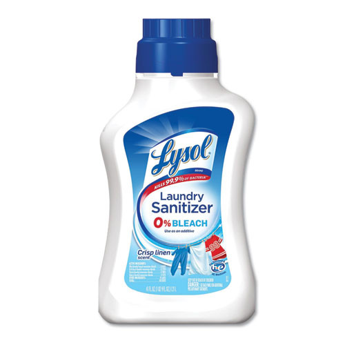 LYSOL Brand Laundry Sanitizer  Liquid  Crisp Linen  41 oz  6 Carton (RAC95871)