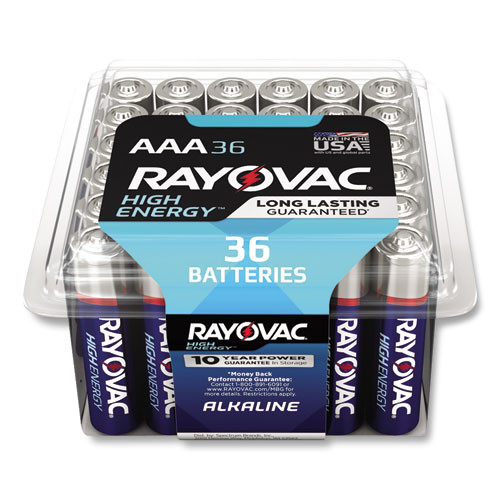 Rayovac Alkaline AAA Batteries  36 Pack (RAY82436PPK)