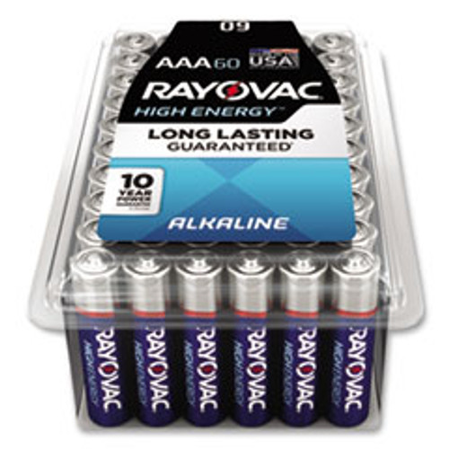 Rayovac Alkaline AAA Batteries  60 Pack (RAY82460PPK)