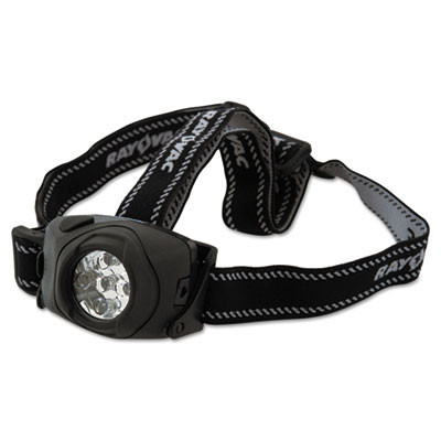 Rayovac Virtually Indestructible LED Headlight  3 AAA Batteries  Included   Black (RAYDIYHL3AAABTA)