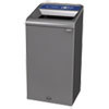 Rubbermaid Commercial Configure Indoor Recycling Waste Receptacle  23 gal  Gray  Paper (RCP1961623)