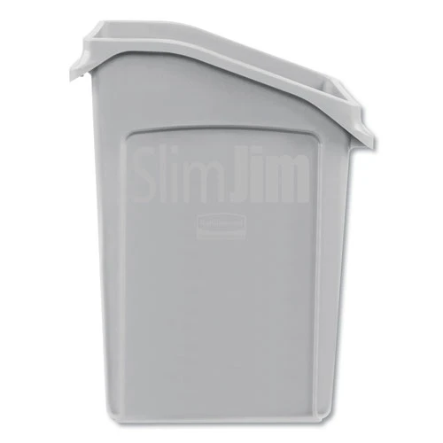 Rubbermaid Commercial Slim Jim Under-Counter Container  23 gal  Polyethylene  Gray (RCP2026721)