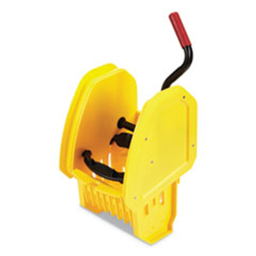 Rubbermaid Commercial WaveBrake 2 0 Wringer  Down-Press  Plastic  Yellow (RCP2064959)
