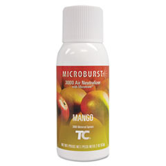 Rubbermaid Commercial Microburst 3000 Refill  Mango  2 oz Aerosol  12 Carton (RCP401690)