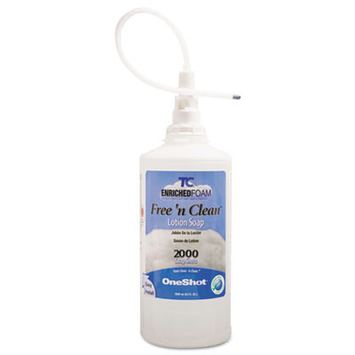 Rubbermaid Commercial Free-N-Clean Foaming Hand Soap  1600mL Refill  4 Carton (RCP750390)