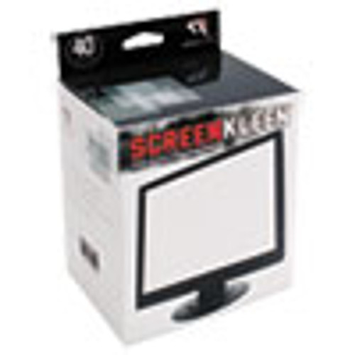 Read Right Two Step ScreenKleen Wet and Dry Cleaning Wipes  5 x 5  40 Box (REARR1305)