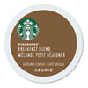 Starbucks Breakfast Blend Coffee K-Cups  96 Carton (SBK011111157CT)