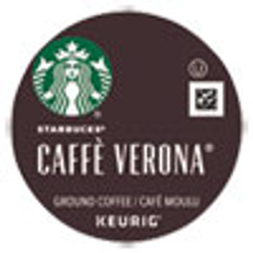 Starbucks Caffe Verona Coffee K-Cups Pack  24 Box  4 Boxes Carton (SBK011111160CT)