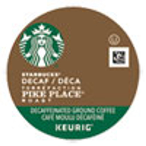 Starbucks Pike Place Decaf Coffee K-Cups  96 Carton (SBK011111161CT)