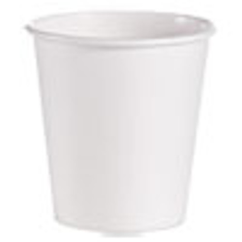 Dart Single-Sided Poly Paper Hot Cups  10 oz  White  1000 Carton (SCC510W)
