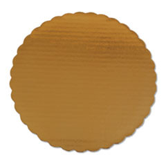 SCT Cake Pads  10  Dia  Gold  200 Carton (SCH1615)