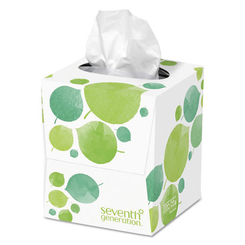 Seventh Generation 100  Recycled Facial Tissue  2-Ply  85 Sheets Box  36 Boxes Carton (SEV13719CT)