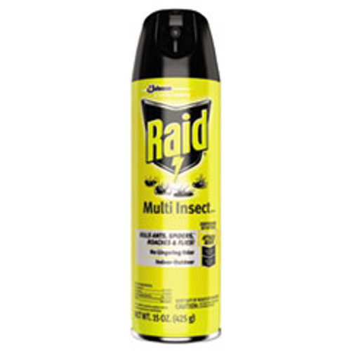 Raid Multi Insect Killer  15 oz Aerosol Can  12 Carton (SJN300819)