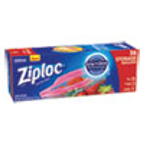 Ziploc Double Zipper Storage Bags  1 gal  1 75 mil  10 56  x 10 75   Clear  38 Box (SJN314470BX)