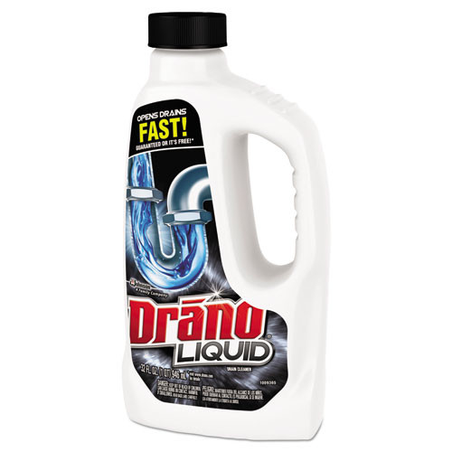 Drano Liquid Drain Cleaner  32oz Safety Cap Bottle  12 Carton (SJN318593)