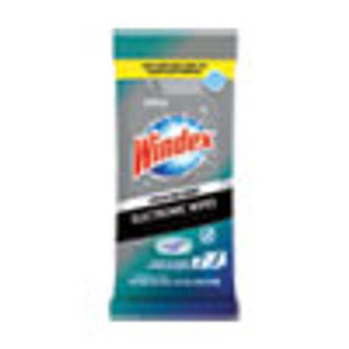 Windex Electronics Cleaner  25 Wipes  12 Packs Per Carton (SJN319248)