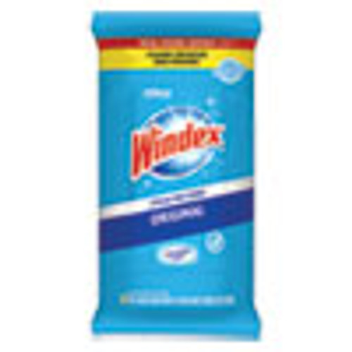 Windex Glass and Surface Wet Wipe  Cloth  7 x 8  38 Pack (SJN319251EA)