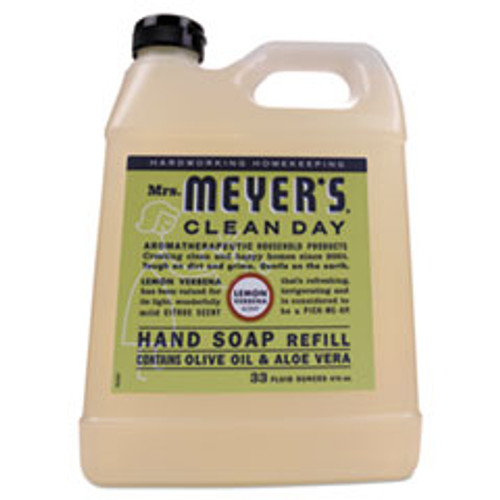 Mrs. Meyer's Clean Day Liquid Hand Soap  Lemon  33 oz  6 Carton (SJN651327)