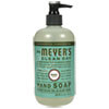Mrs. Meyer's Clean Day Liquid Hand Soap  Basil  12 5 oz  6 Carton (SJN651344)