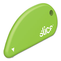 slice Safety Cutters  Fixed  Non Replaceable Micro Safety Blade  Ceramic  Green (SLI00200)