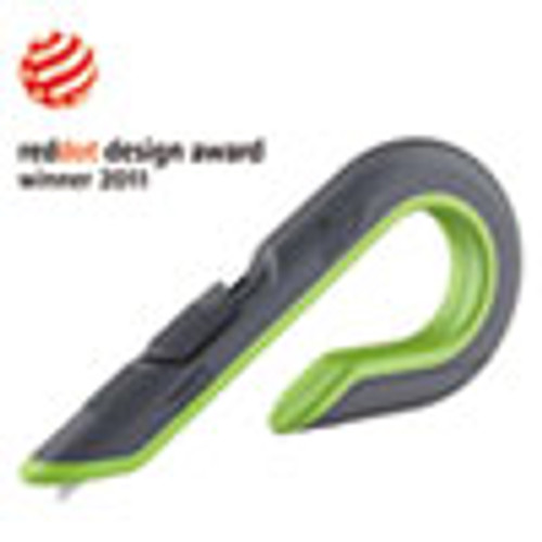 slice Box Cutters  Double Sided  Replaceable  Stainless Steel  Gray  Green (SLI10503)