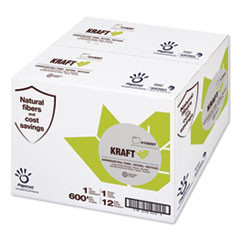 Papernet Heavenly Soft Paper Towel  7 8  x 600 ft  Brown  12 Rolls Carton (SOD410097)