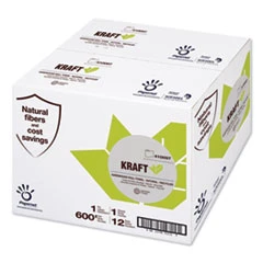 Papernet Heavenly Soft Paper Towel  7 8  x 600 ft  Brown  12 Rolls Carton (SOD410097)