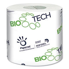 Papernet BioTech Toilet Tissue  Septic Safe  2-Ply  White  500 Sheets Roll  96 Rolls Carton (SOD415596)