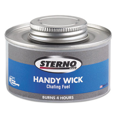 Sterno Handy Wick Chafing Fuel  Can  Methanol  Four-Hour Burn  24 Carton (STE10364)