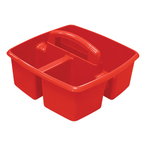 Storex Small Art Caddies  9 25 x 9 25 x 5 25  Blue Red Yellow Green Purple  5 per pack (STX00941U06C)