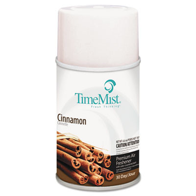 TimeMist Premium Metered Air Freshener Refill  Cinnamon  6 6 oz Aerosol  12 Carton (TMS1042746)
