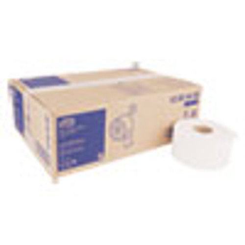 Tork Advanced Mini-Jumbo Roll Bath Tissue  Septic Safe  2-Ply  White  3 48  x 751 ft  12 Rolls Carton (TRK12024402)