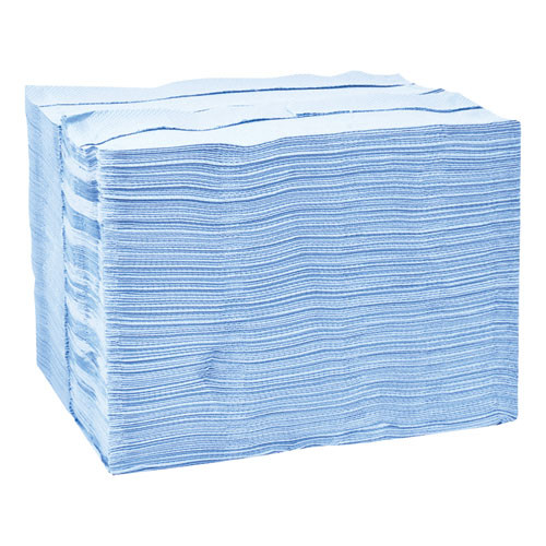 Tork Industrial Paper Wiper  4-Ply  12 8 x 16 5  Blue  180 Carton (TRK13247501)