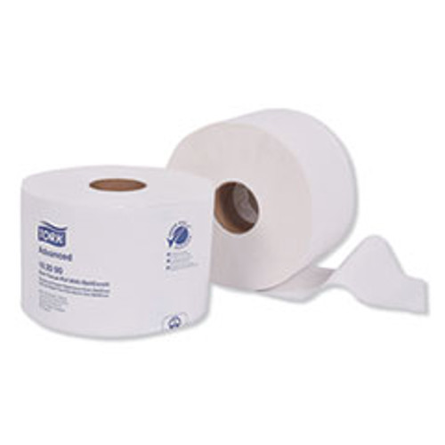 Tork Advanced Bath Tissue Roll with OptiCore  Septic Safe  2-Ply  White  865 Sheets Roll  36 Carton (TRK162090)