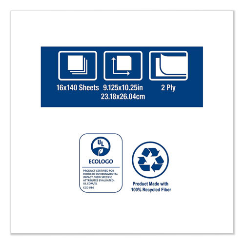 Tork Windshield Towel  9 13 x 10 25  Blue  140 Pack  16 Packs Carton (TRK192122)