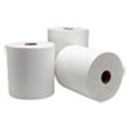 Tork Advanced Hardwound Roll Towel  7 88  x 1000 ft  White  6 Rolls Carton (TRK214405)