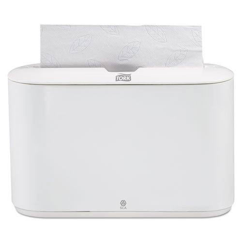 Tork Countertop Towel Dispenser  White  Plastic  14 76  x 6 69  x 10 43  (TRK302020)