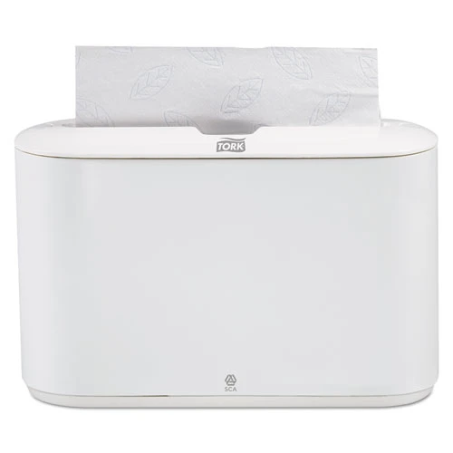 Tork Countertop Towel Dispenser  White  Plastic  14 76  x 6 69  x 10 43  (TRK302020)