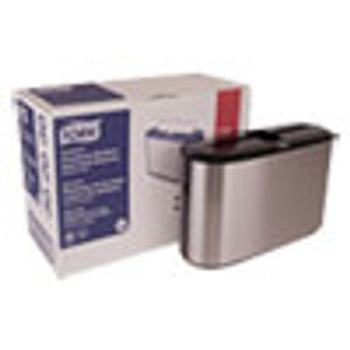 Tork Xpress Countertop Towel Dispenser  12 68 x 4 56 x 7 92  Stainless Steel Black (TRK302030)