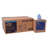 Tork Industrial Paper Wiper  4-Ply  8 54 x 16 5  Blue  90 Towels Box  10 Box Carton (TRK440245A)