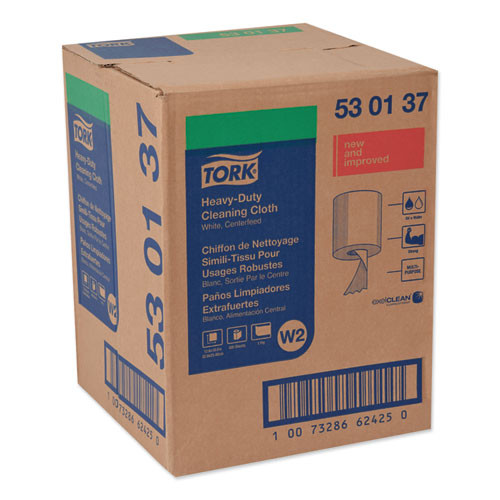 Tork Heavy-Duty Cleaning Cloth  12 6 x 10  White  400 Carton (TRK530137)