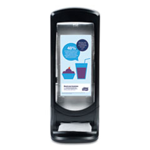 Tork Xpressnap Stand Napkin Dispenser  9 1 4W x 9 1 4D x 24 1 2H  Black (TRK6332000)