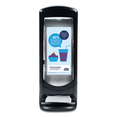 Tork Xpressnap Stand Napkin Dispenser  9 1 4W x 9 1 4D x 24 1 2H  Black (TRK6332000)