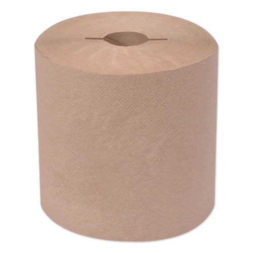 Tork Universal Hand Towel Roll  Notched  7 5  x 1 000 ft  Natural  6 Rolls Carton (TRK7171020)