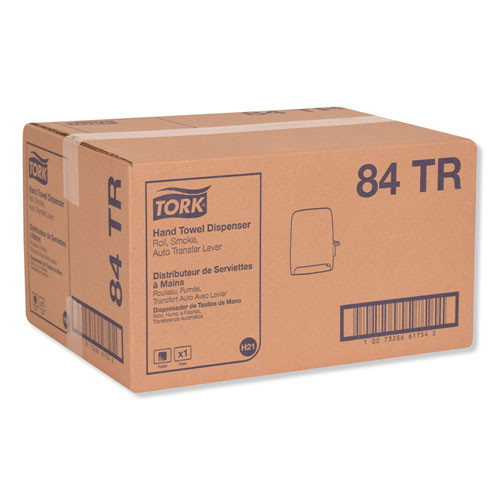 Tork Hand Towel Roll Dispenser  12 15 16 x 9 1 4 x 15 1 2  Smoke (TRK84TR)
