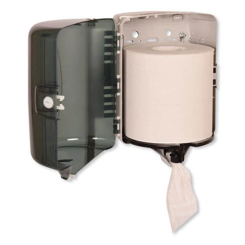 Tork Centerfeed Hand Towel Dispenser  10 125 x 10 x 12 75  Smoke (TRK93T)