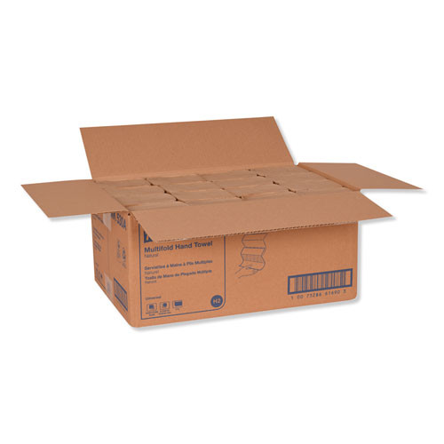 Tork Universal Multifold Hand Towel  9 13 x 9 5  Natural  250 Pack 16 Packs Carton (TRKMK530A)