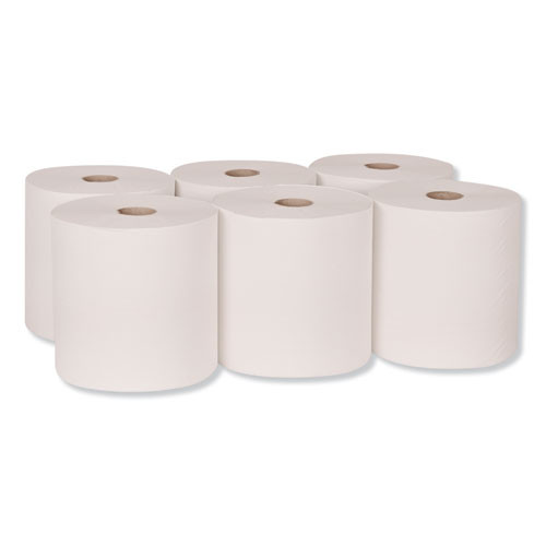 Tork Advanced Hardwound Roll Towel  7 88  x 800 ft  White  6 Rolls Carton (TRKRB800)